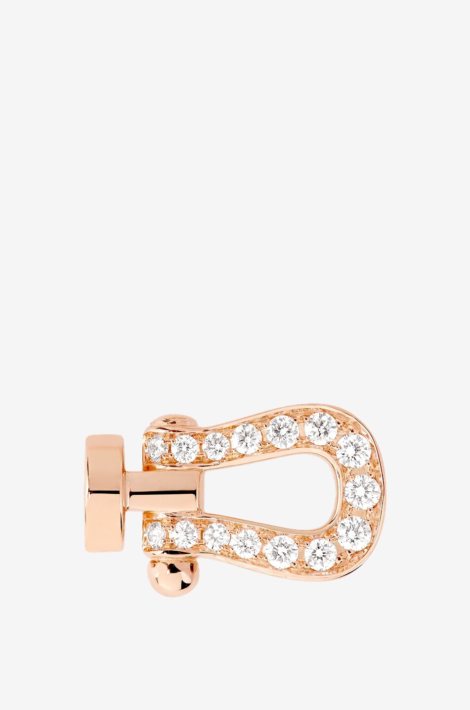 FRED PARIS Mono clou d'oreilles en or rose oreille droite Force 10 PM Femme ROSE 1