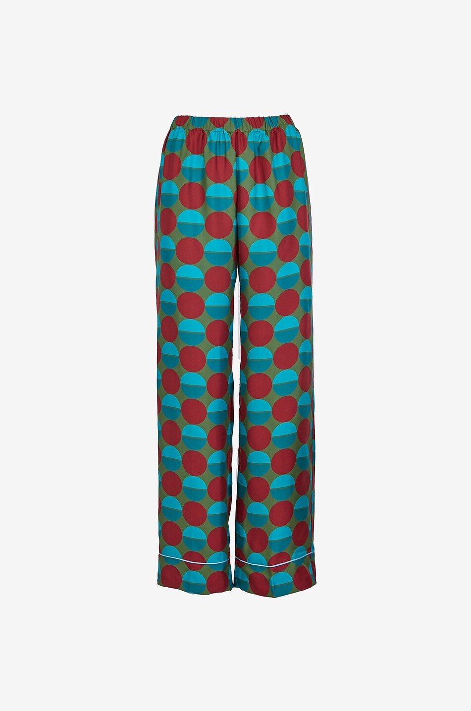 LA DOUBLEJ Seidenpyjama Sfere Grandi Damen BUNT 5