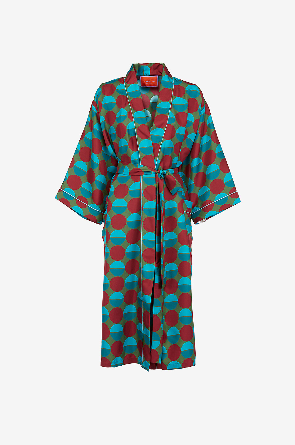 LA DOUBLEJ Sfere Grandi silk bathrobe Women MULTI COLOURED 1