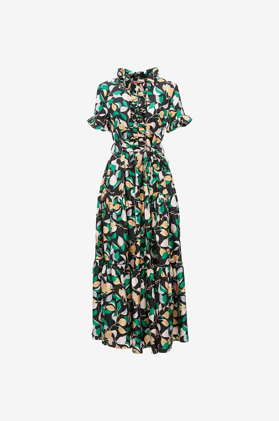 Robe longue en soie Long And Sassy Orchard