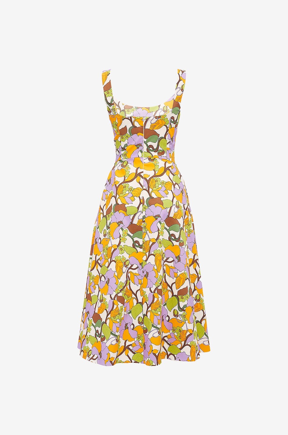 LA DOUBLEJ Sophia Vines Bianco midi strappy dress Women MULTI COLOURED 2