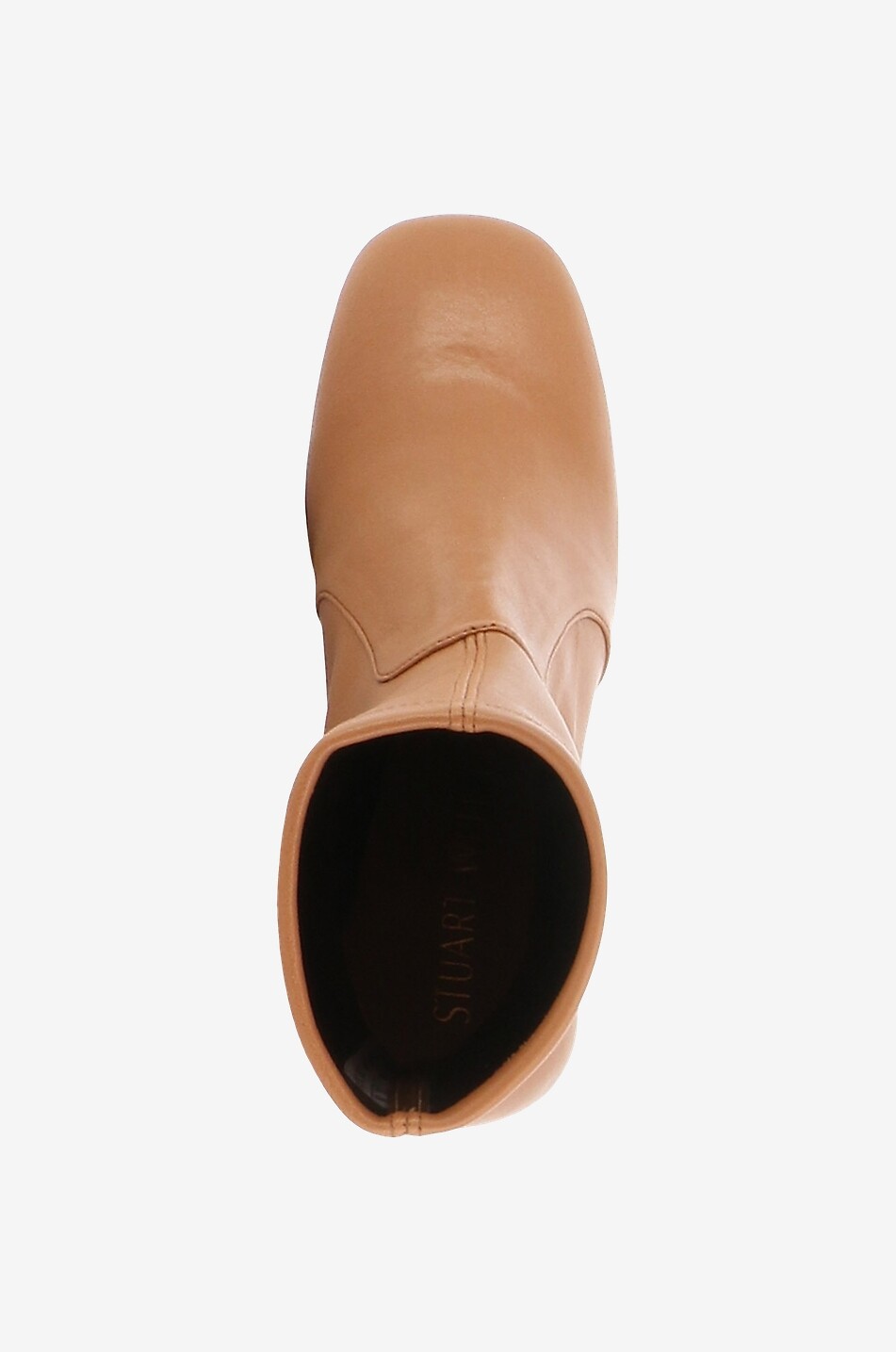 Bottines en cuir nappa Curveblock Sock 85