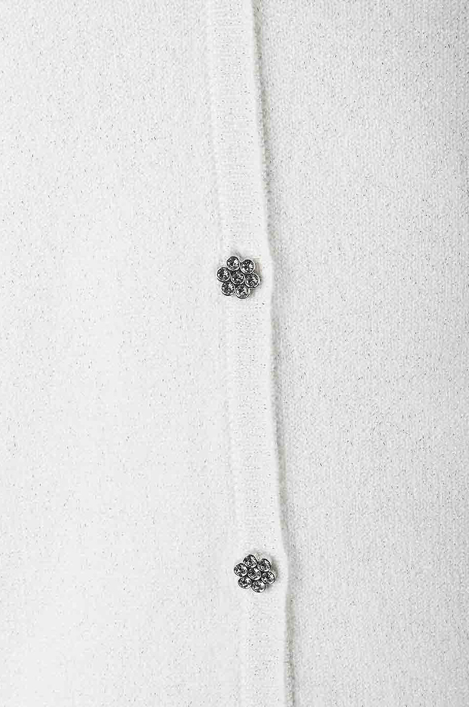 Cardigan à col V en cachemire et lurex