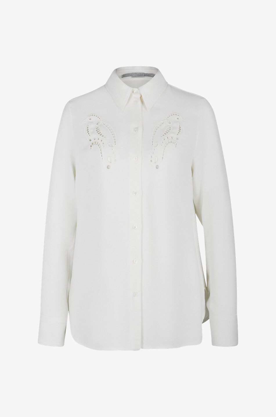 Chemise en crêpe Petal Crochet