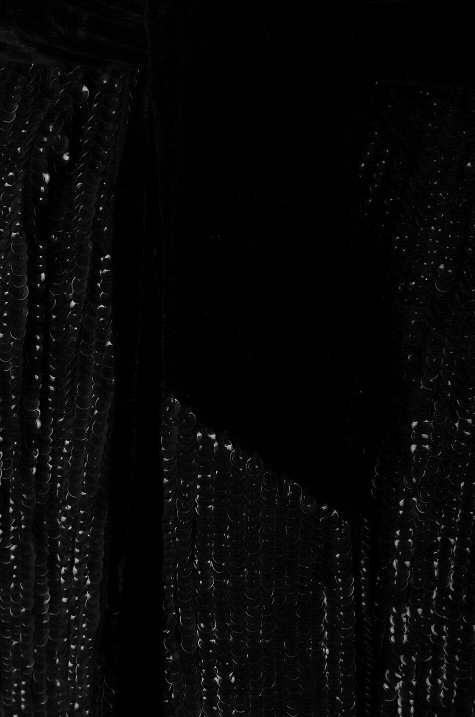 RETROFETE Mini robe portefeuille à sequins Gabrielle Robe Femme NOIR 3