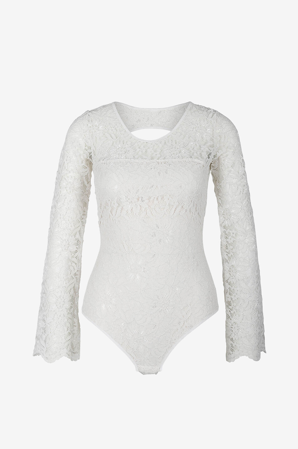 PALOMA CASILE Body en dentelle Norma Femme BLANC 1