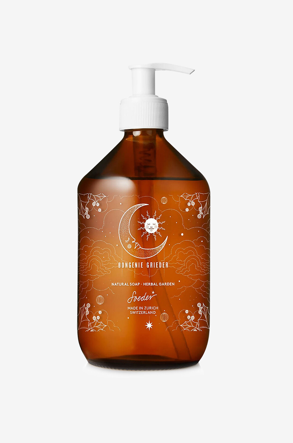 SOEDER X BONGENIE Natürliche Flüssigseife Herbal Garden - 500 ml Unisex Farblos 1