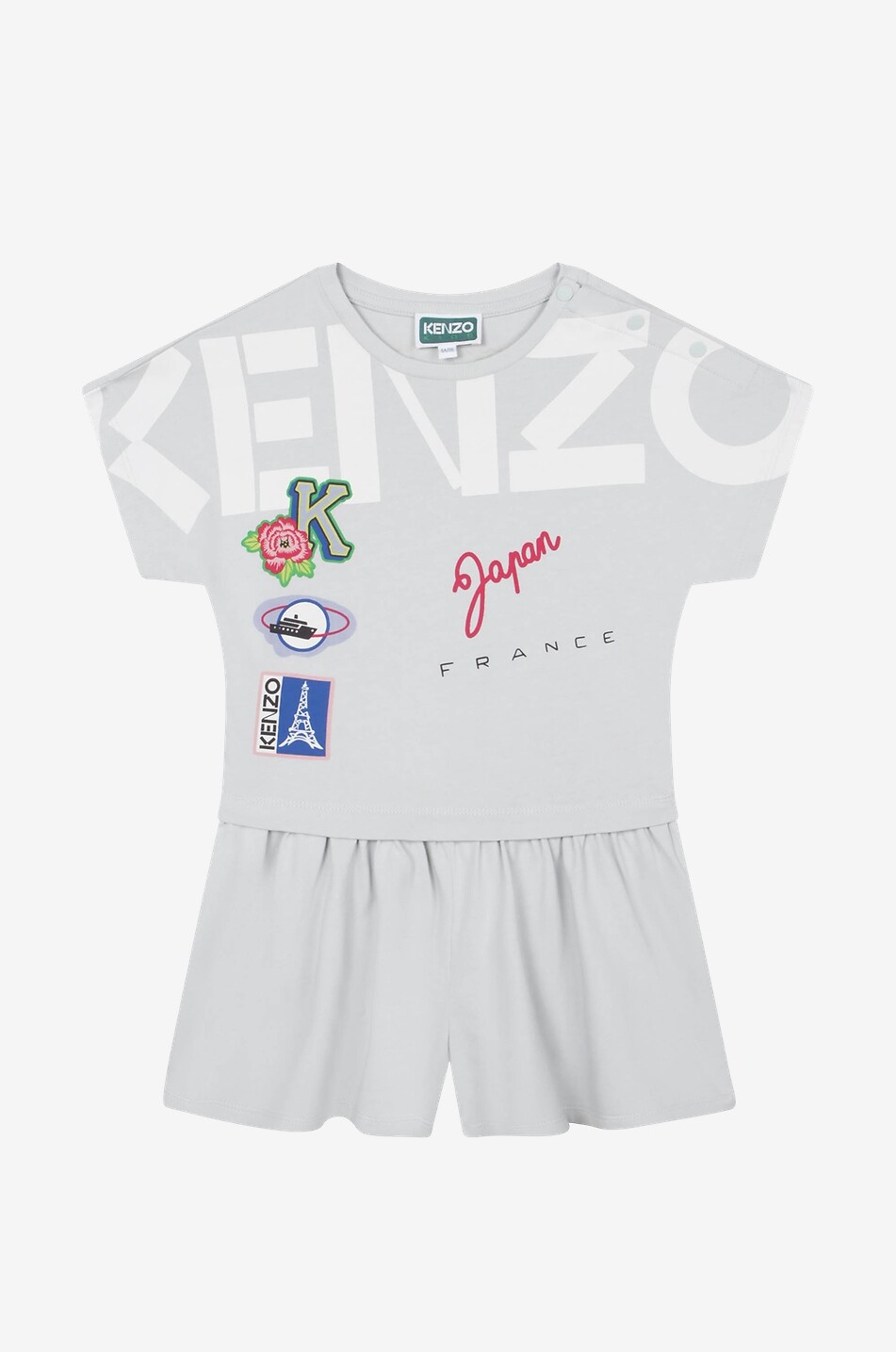 Combi-short fille en jersey Kenzo Travel