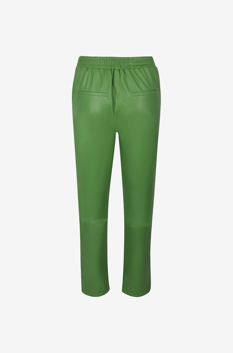 Pantalon droit en cuir Abigail