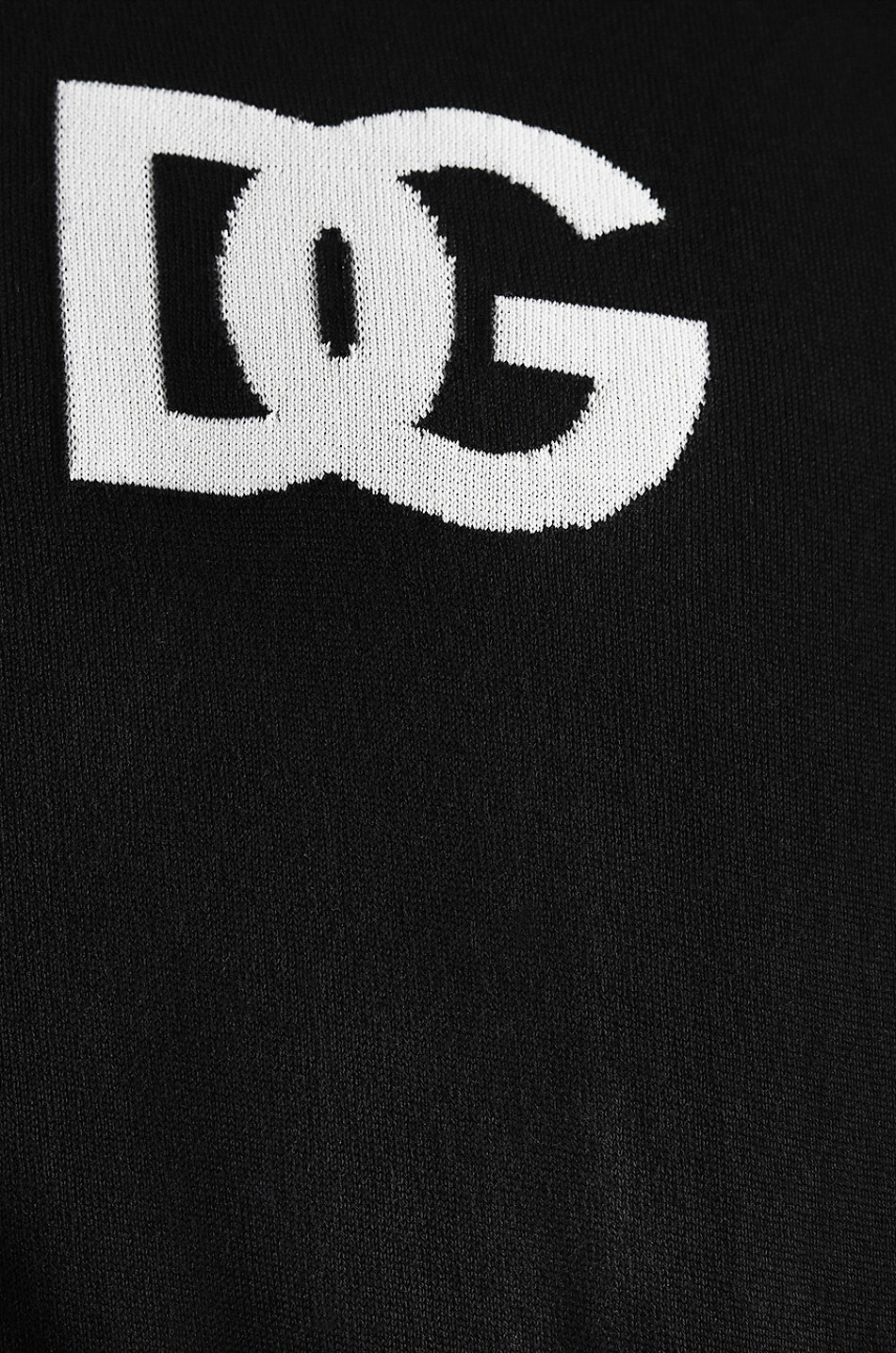 Pull fin en maille jacquard DG