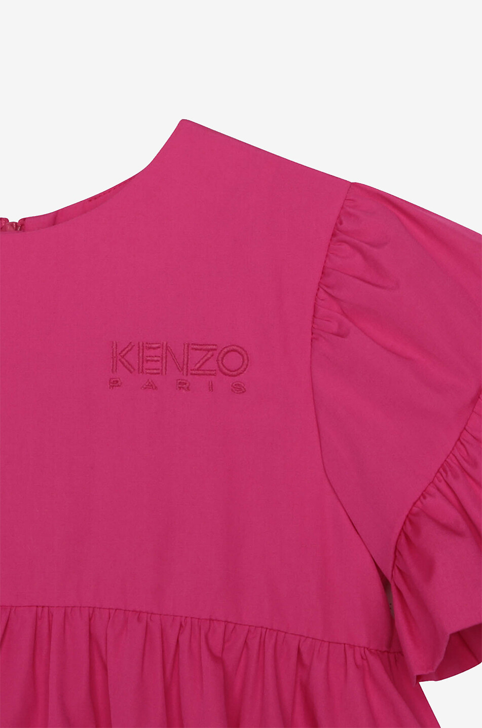 Robe fille à volants brodée KENZO