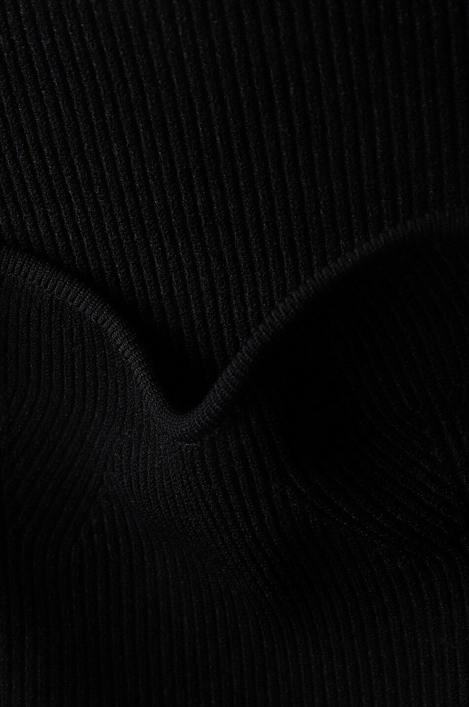 KHAITE Top en maille côtelé moulant The Maddy Femme NOIR 3