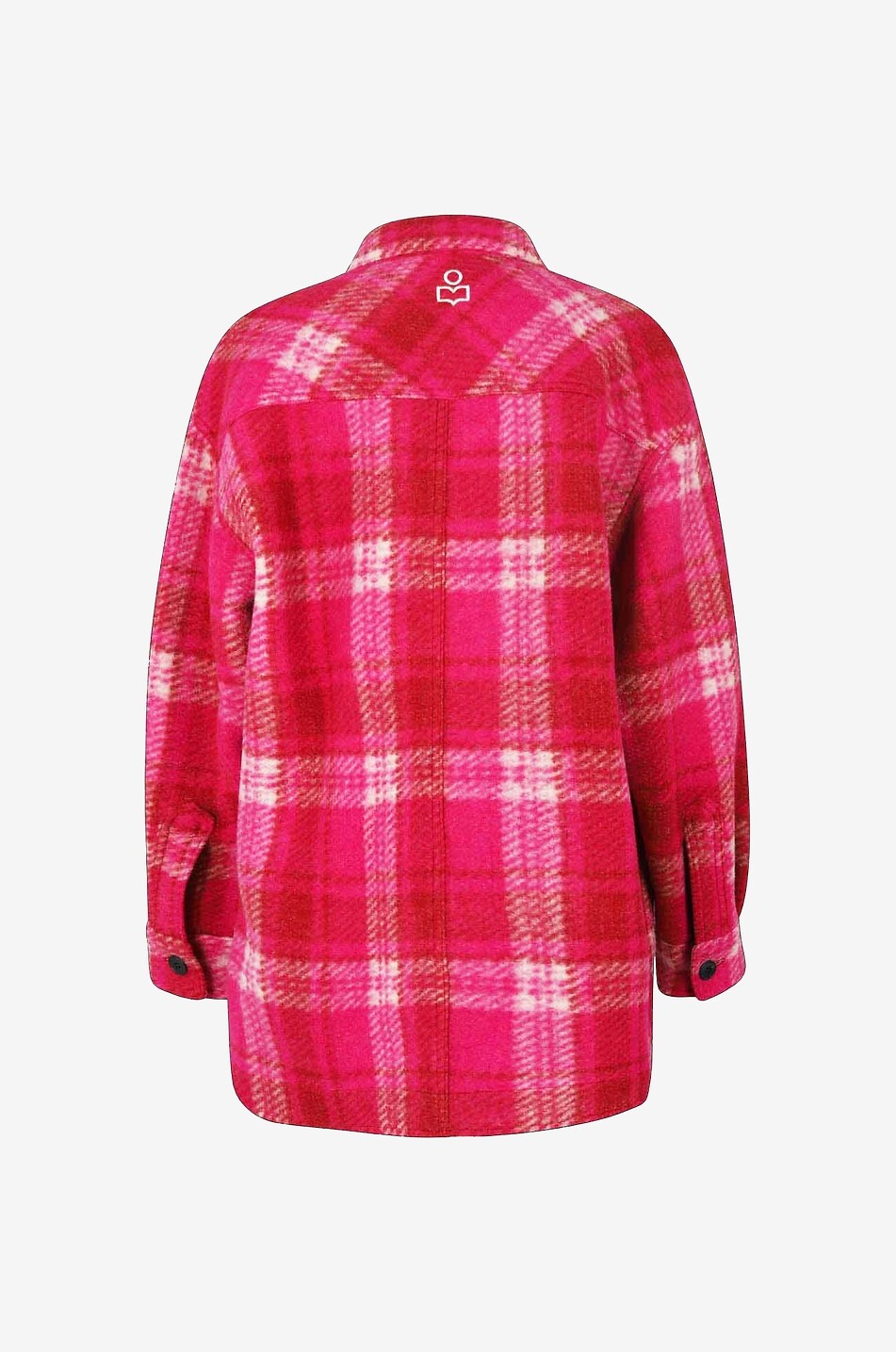 MARANT ETOILE Veste chemise oversize à carreaux Harveli Femme MULTICOLORE 2