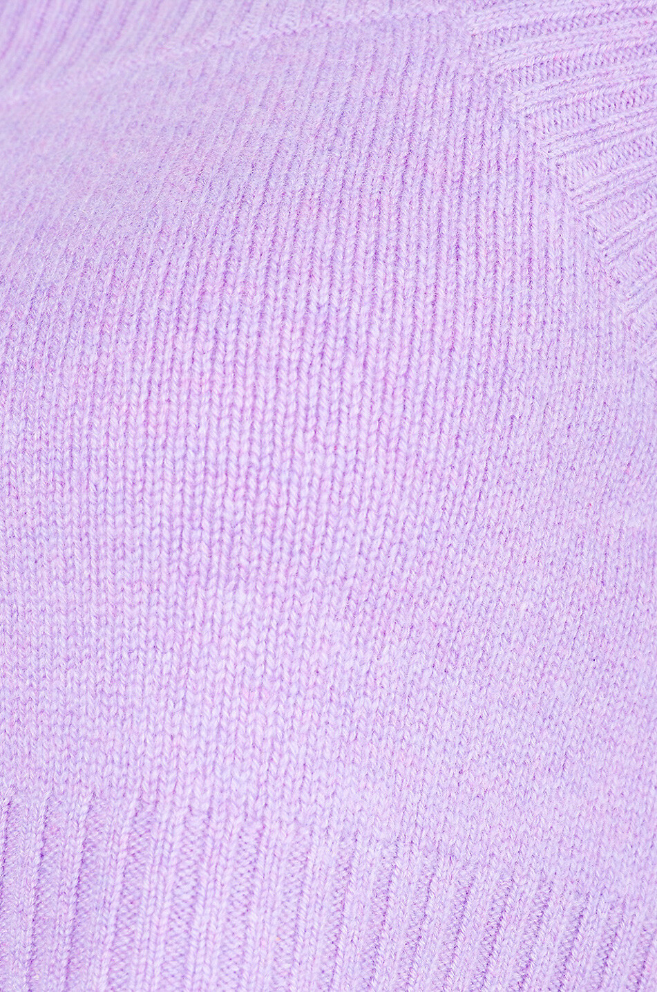 LISA YANG Barbara cashmere crop top Women LIGHT PURPLE 3