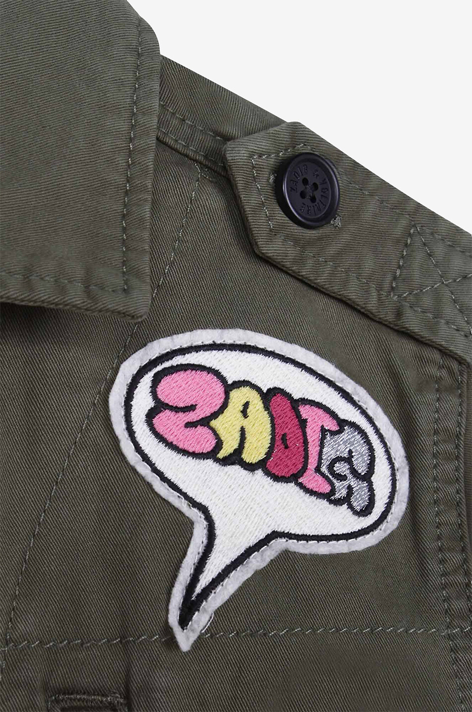 Mädchen-Gabardine-Parka Zadig Comic
