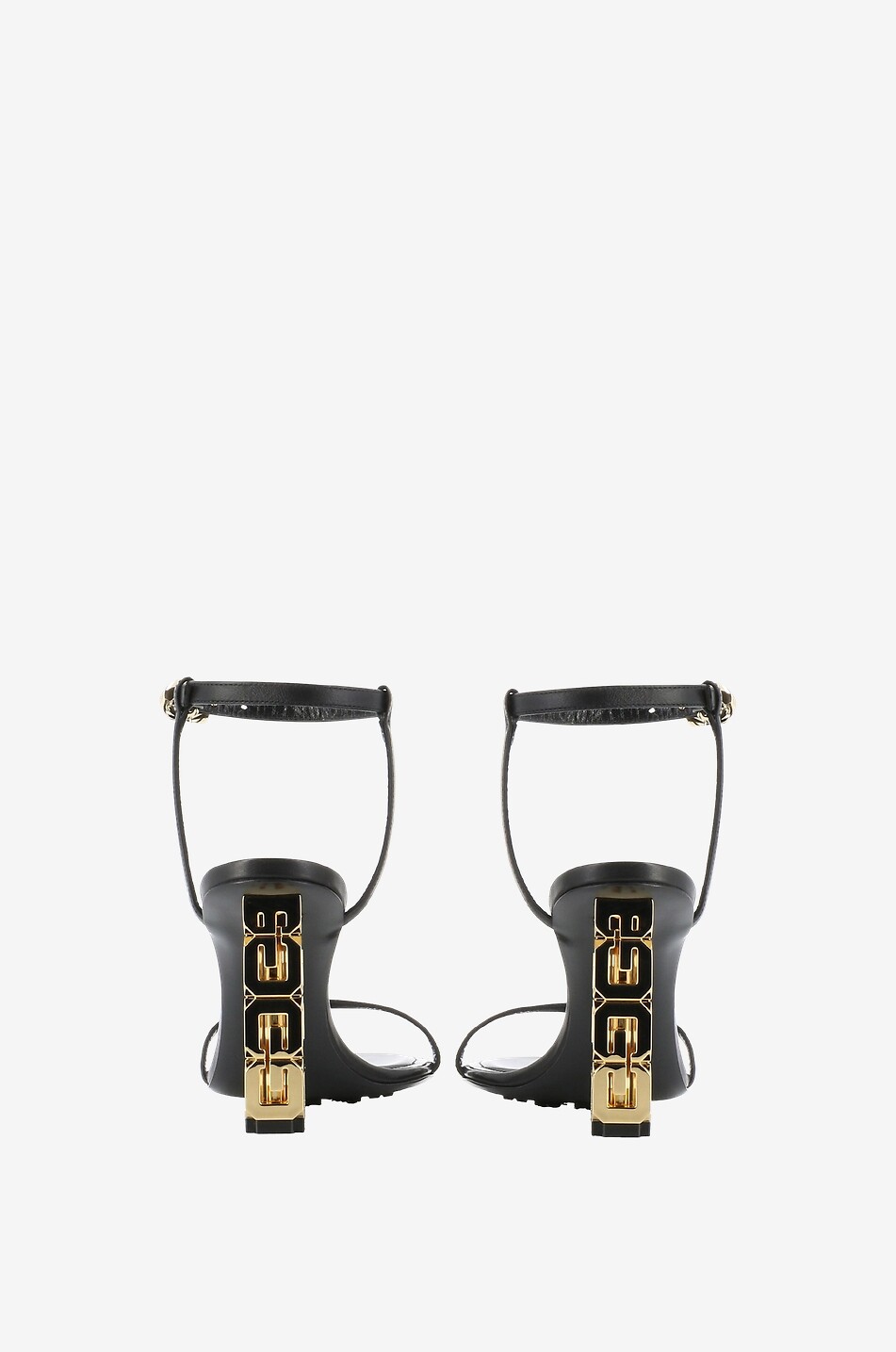 GIVENCHY Absatzsandalen aus Lammleder G Cube 85 Damen SCHWARZ 4