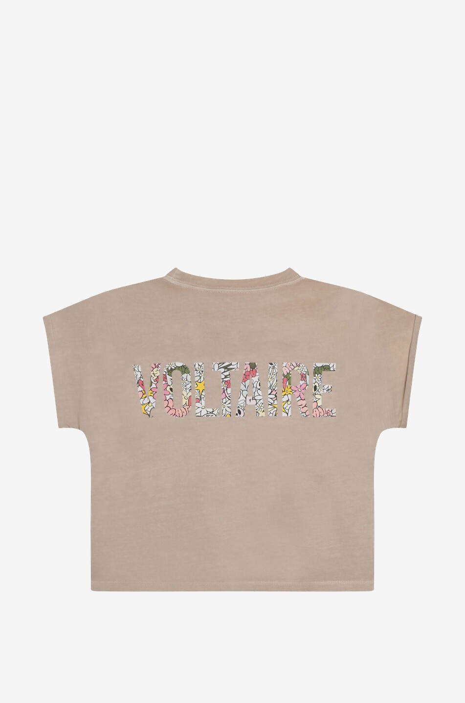 T-shirt fille imprimé logo floral