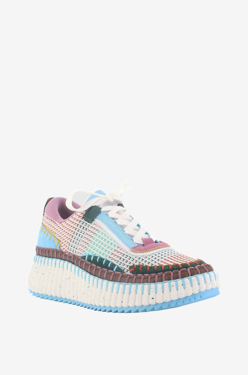 Baskets basses à lacets en mesh éco-responsable Nama