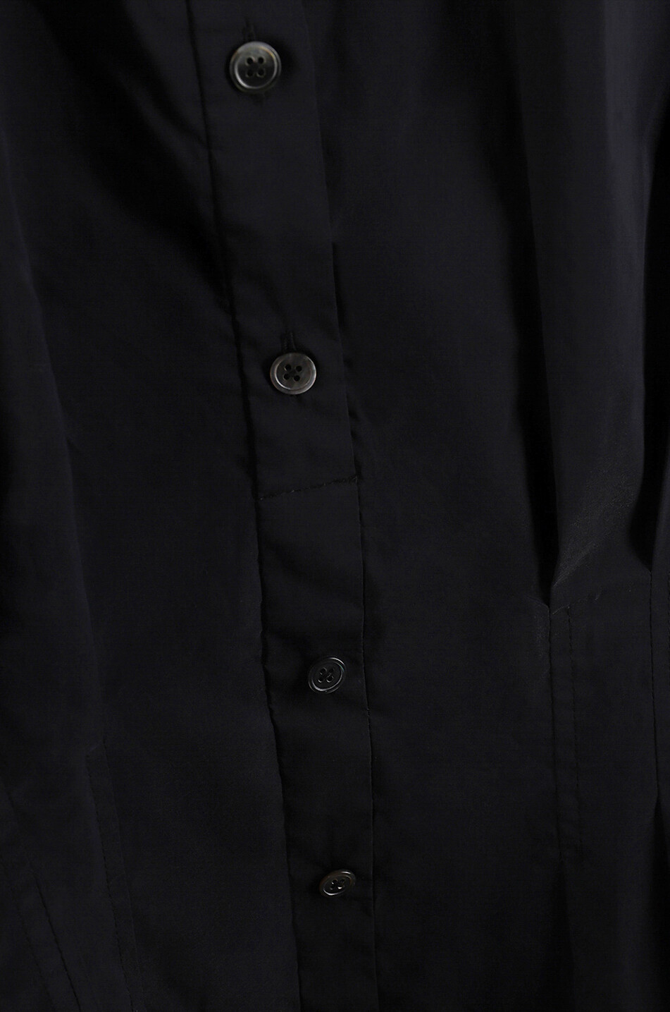 SIMKHAI Mini robe chemise à jupe ballon Cleo Femme NOIR 3