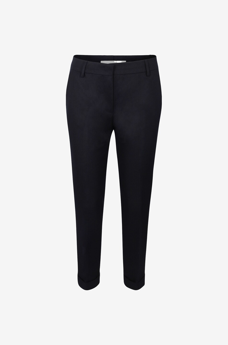 Daria wool blend twill cigarette trousers