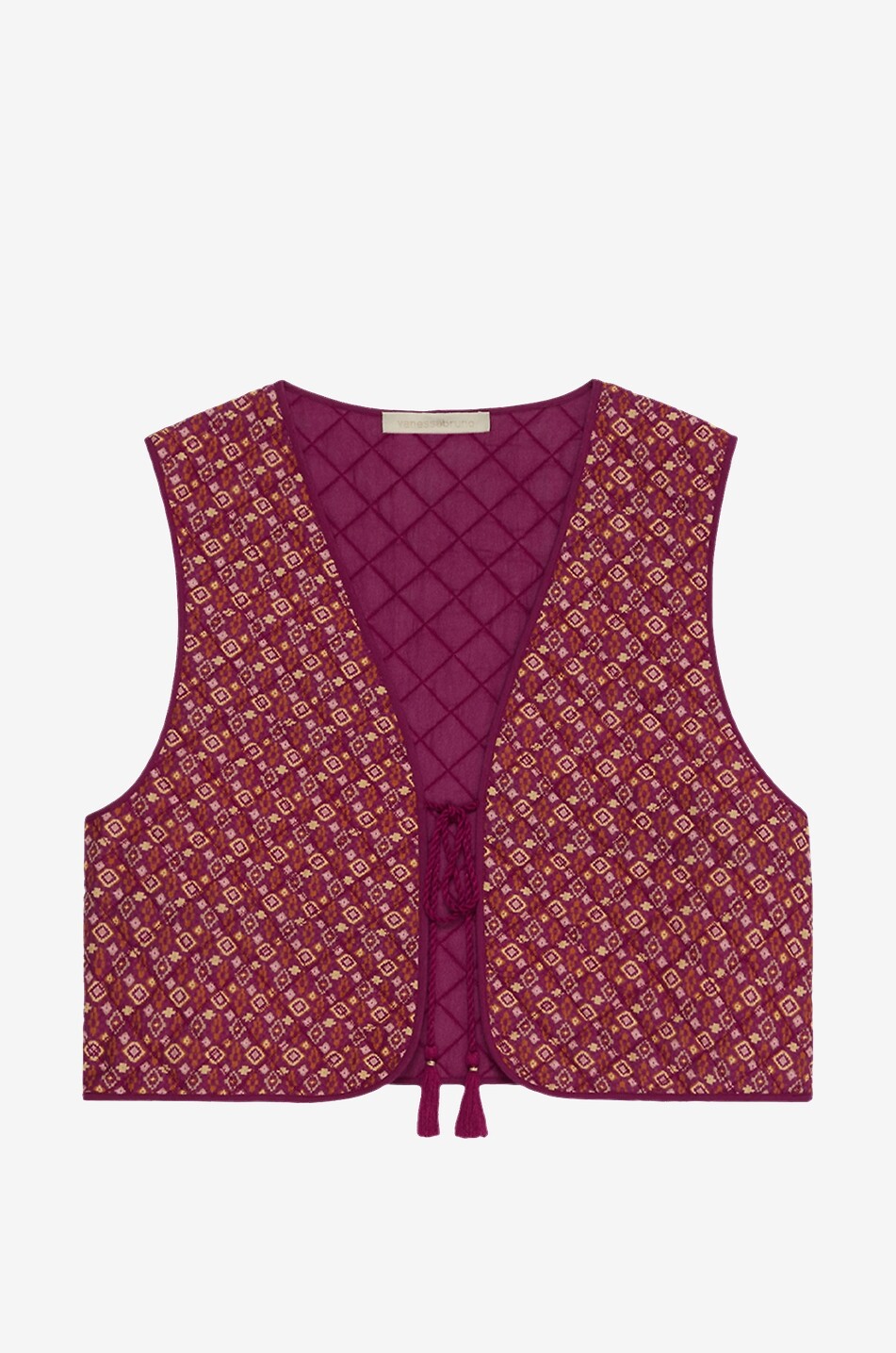 Gesteppe Jacquard-Weste Adjo