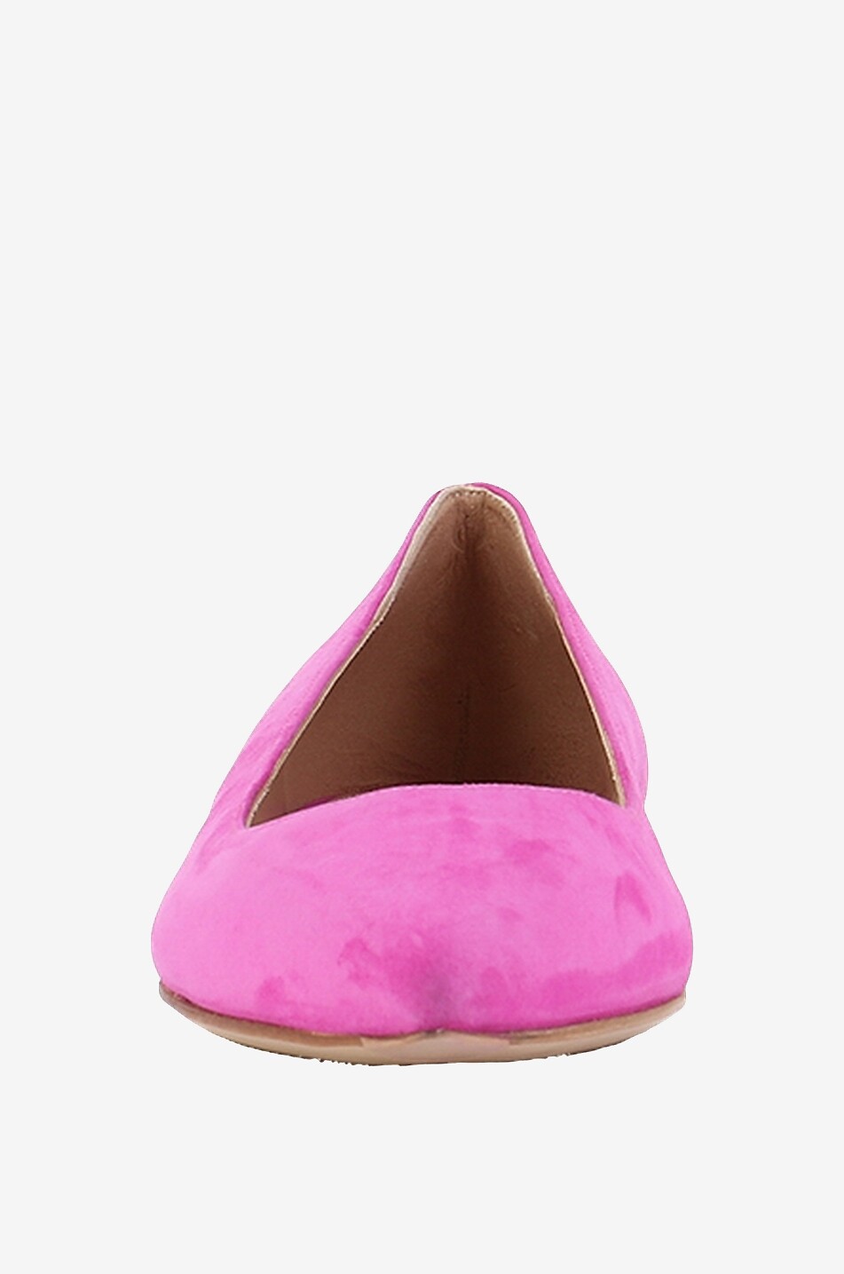 GIANVITO ROSSI Ballerines en daim à bout pointu Gianvito Femme ROSE 2