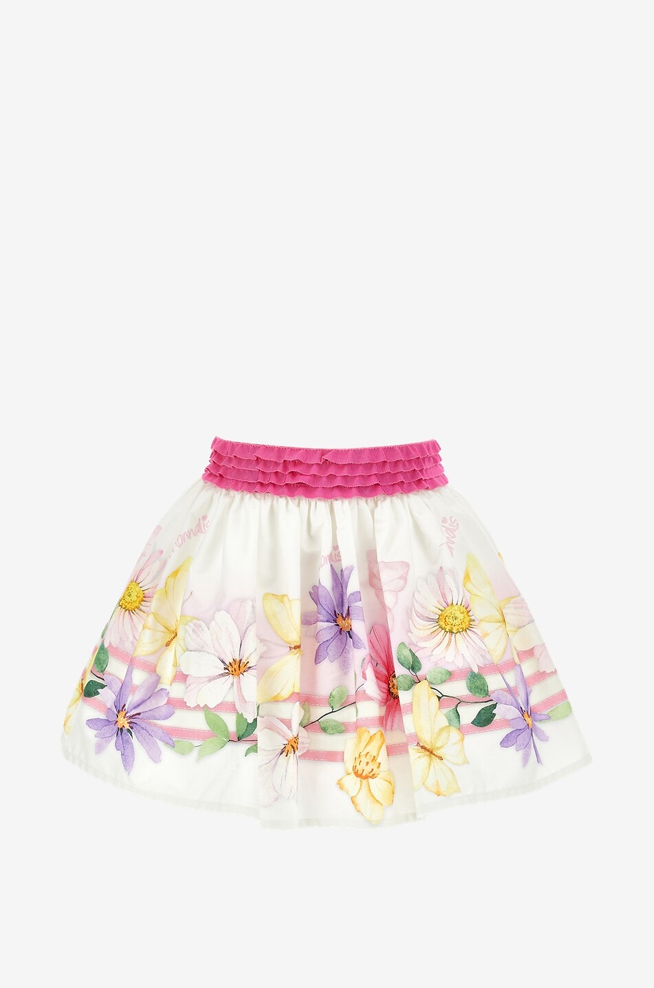 Girl's flower printed skirt