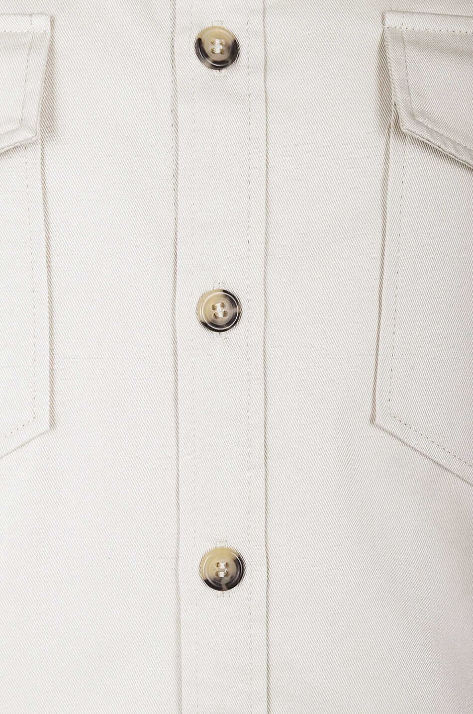 Chemise safari en gabardine Pomili