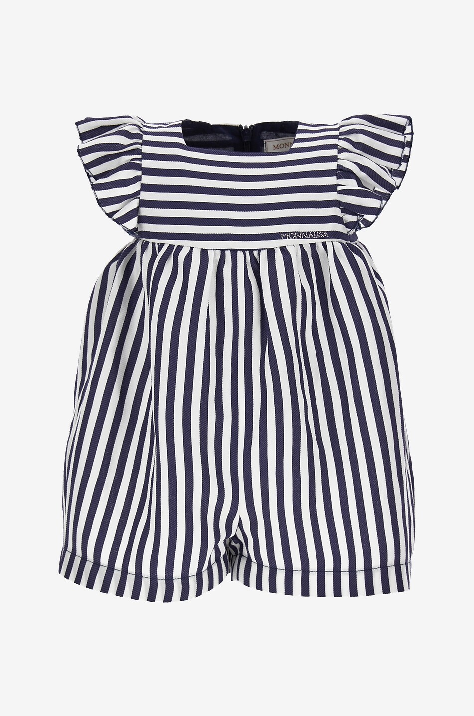 Gestreifter Mädchen-Kurzoverall