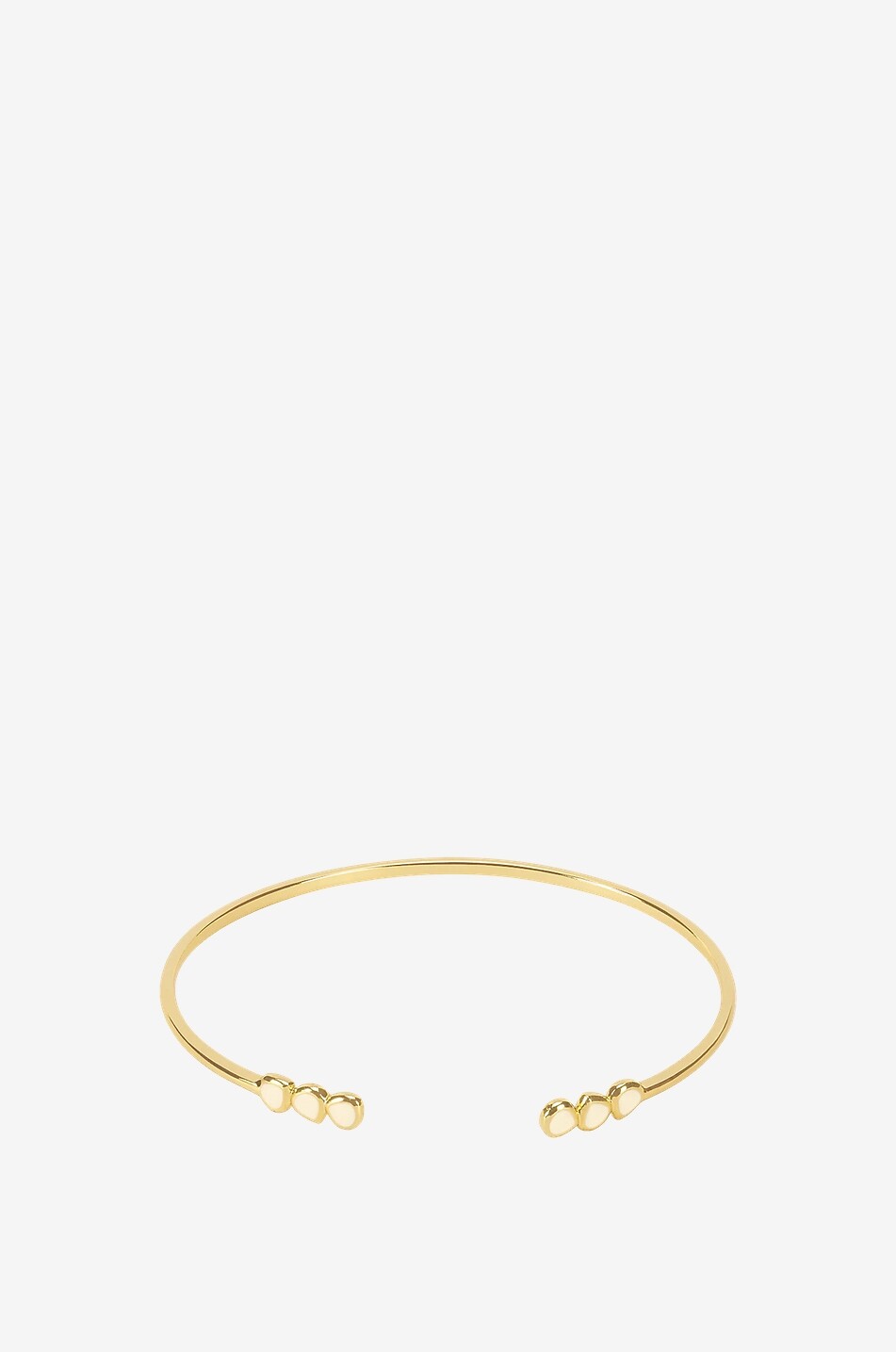 Lumi enamelled gold-tone bangle