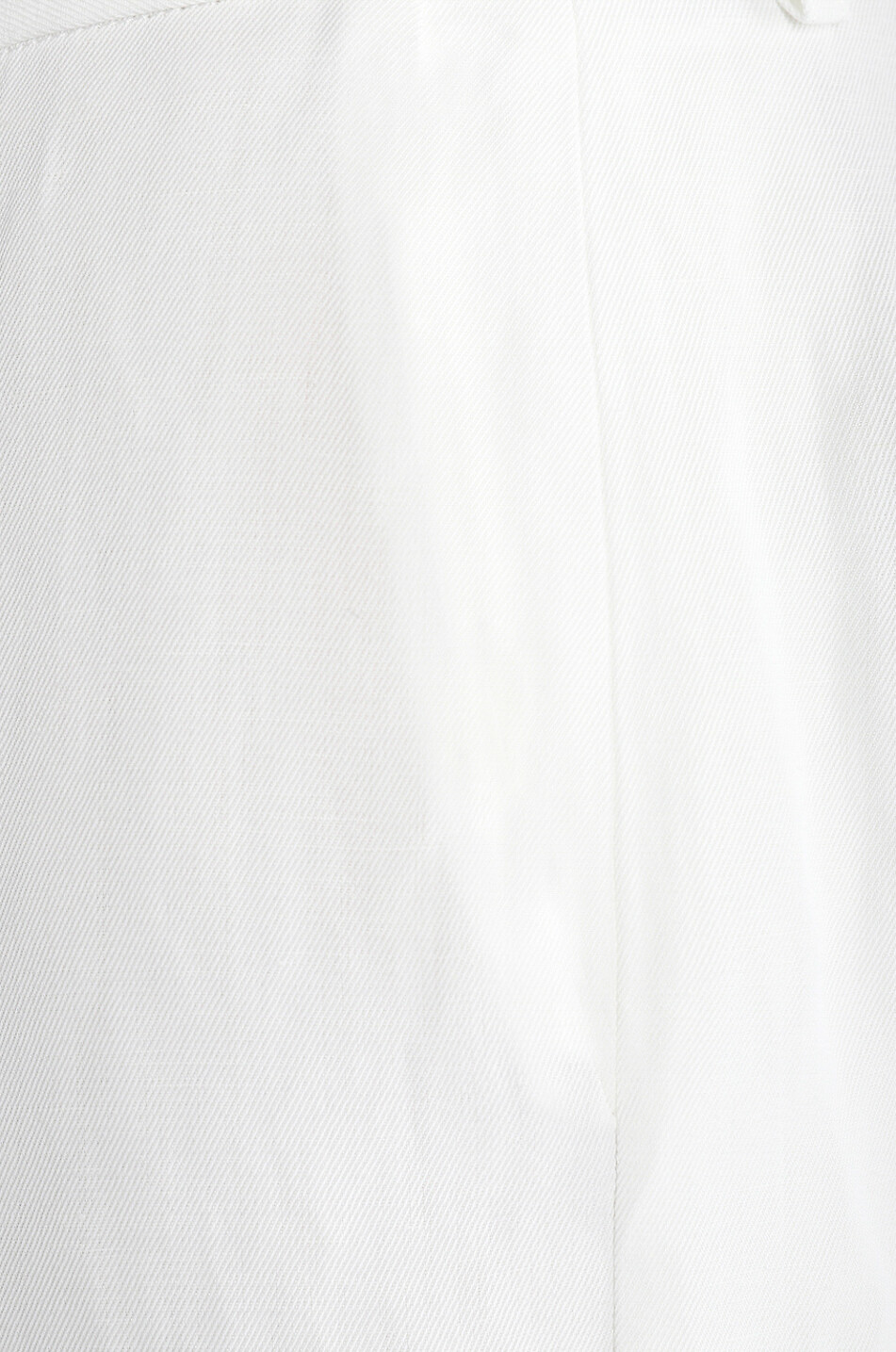 Pantalon large en gabardine de lin mélangé
