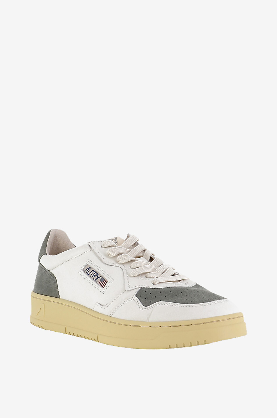 Baskets en cuir et daim Medalist