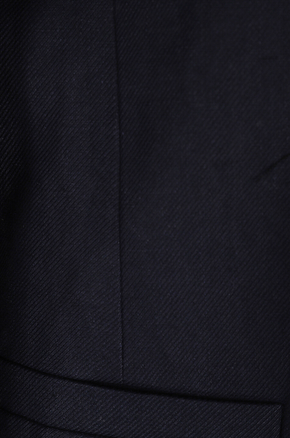 Gekreuzter Blazer aus Leinengabardine