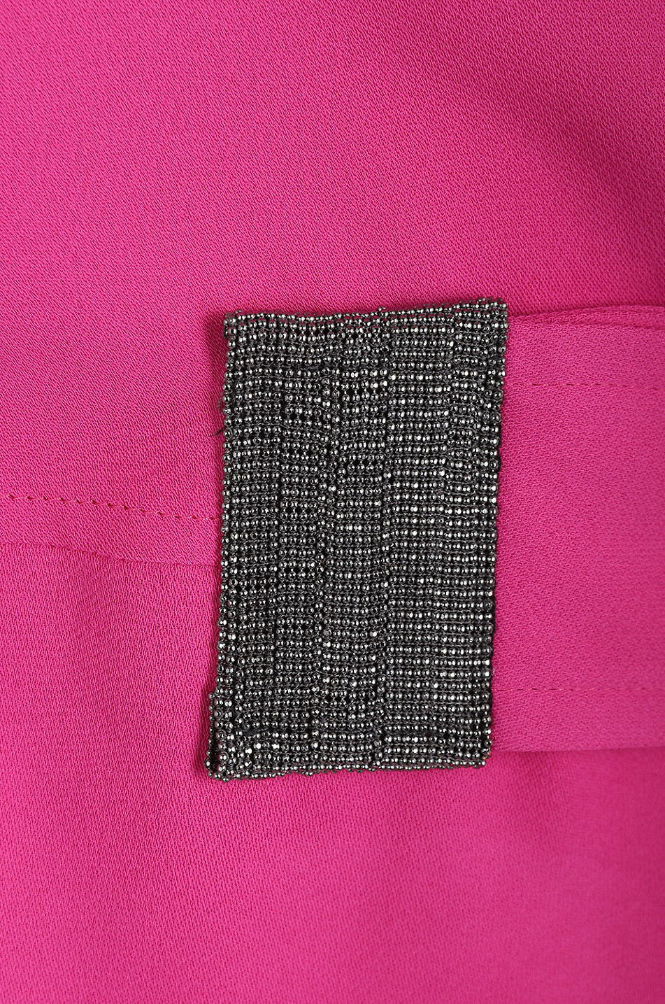 FABIANA FILIPPI Sleeveless crepe wrap top Women DARK PINK 3