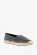 Flache Nappaleder-Espadrilles Monogram