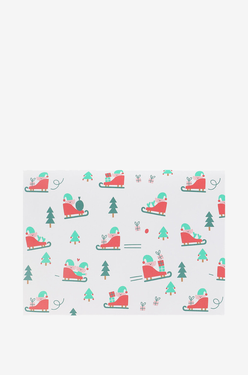 LAGOM DESIGN Geschenkpapier Elf Love Haus BUNT 1