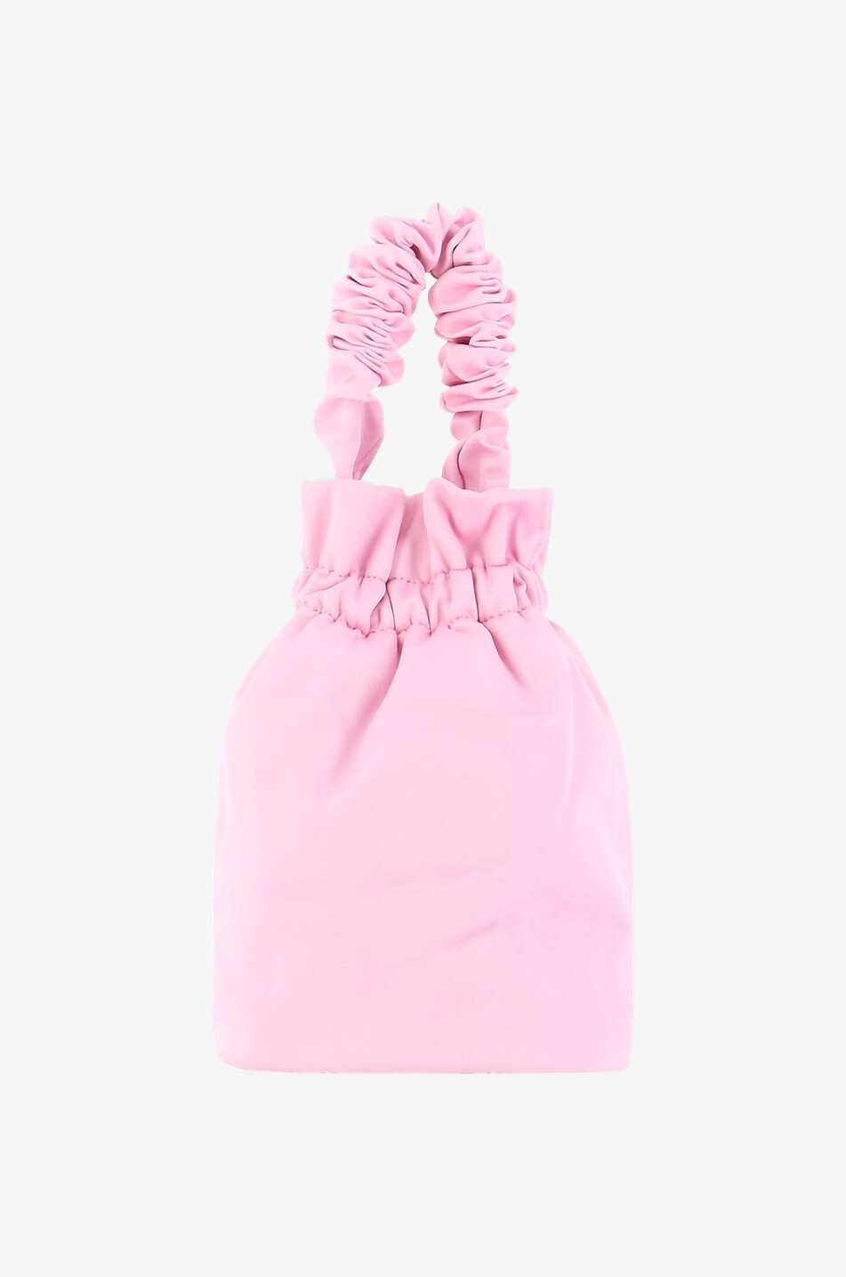 GANNI Sac seau en satin Occasion Top Handle Femme VIOLET CLAIR 3