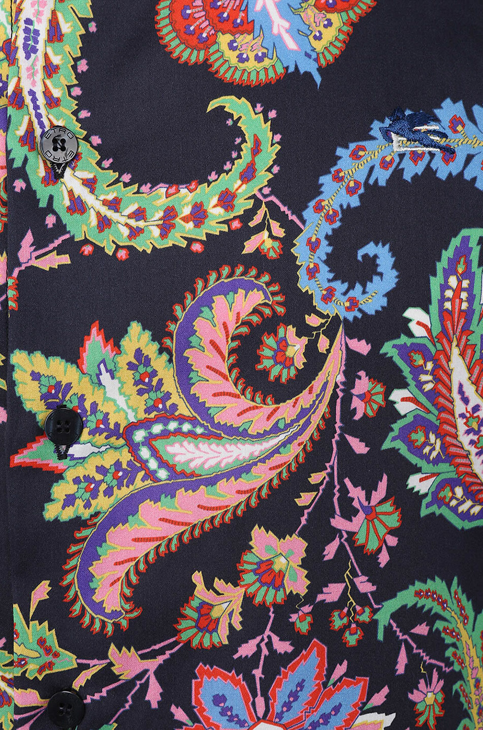 Baumwollhemd mit Print Floral Paisley