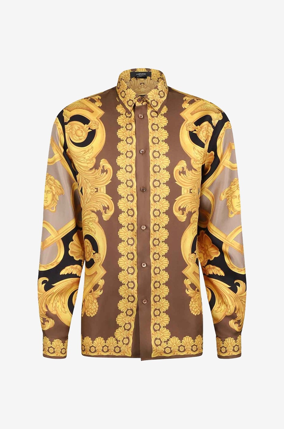 VERSACE Seidenhemd mit Print Barocco 660 Herren BUNT 1