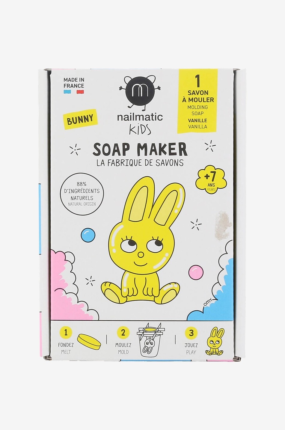 NAILMATIC Set zur Herstellung von Seife Bunny Unisex Farblos 1