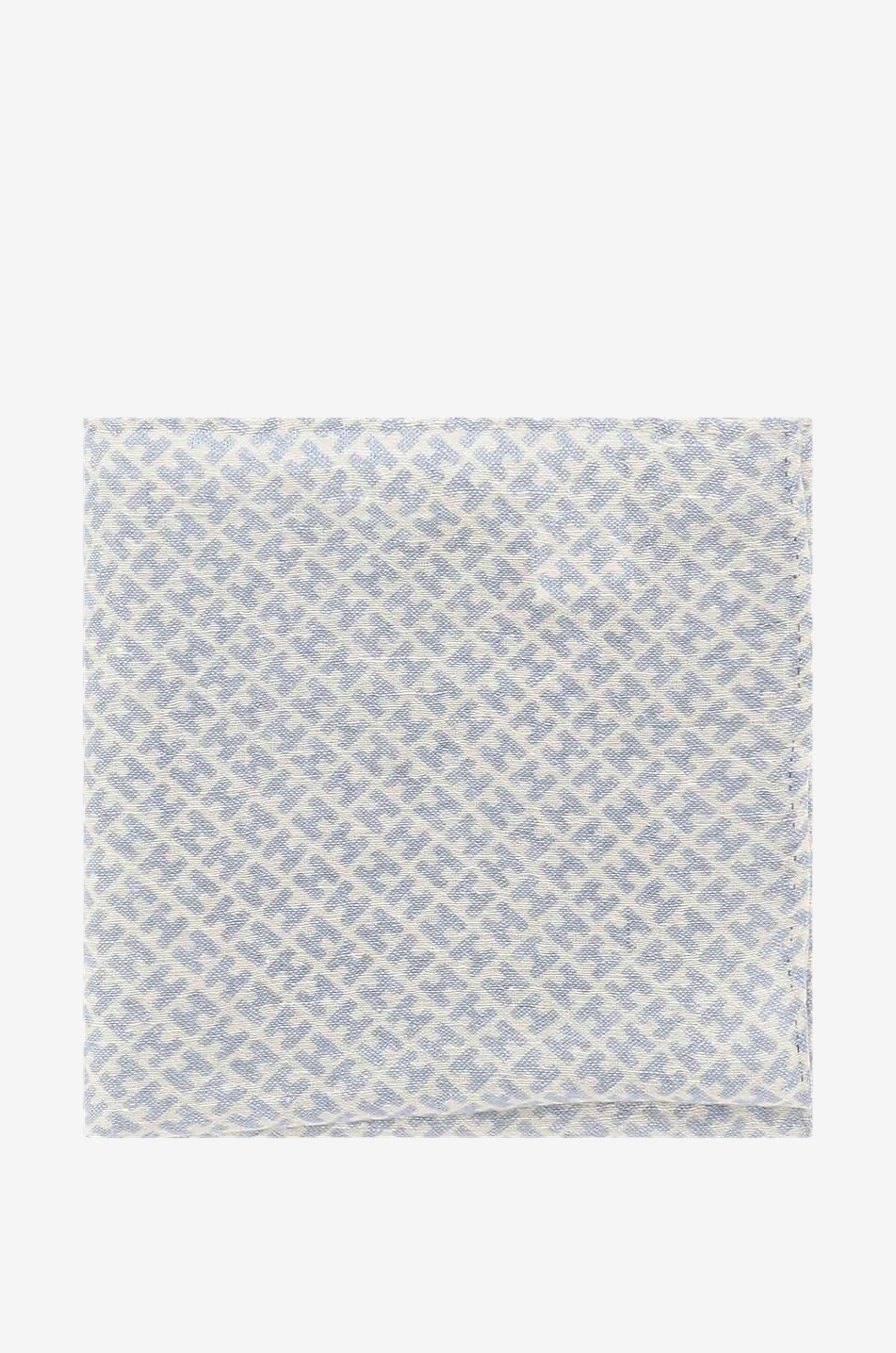 Bade wool and linen pocket square