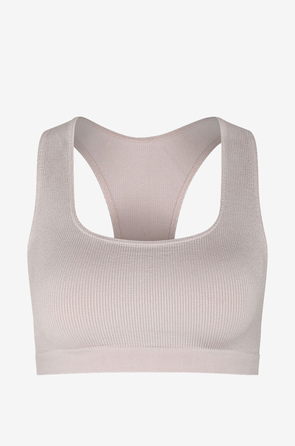 PRISM SQUARED Ribbed elated shelf bra  BROWN 1