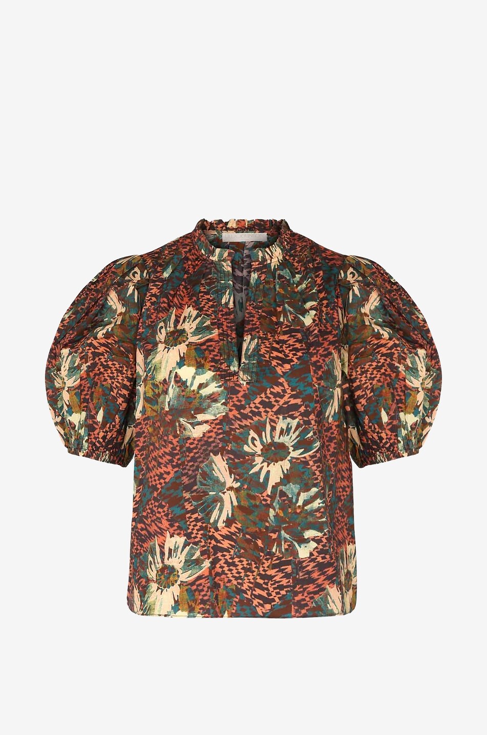 Top à manches courtes en coton Tillie