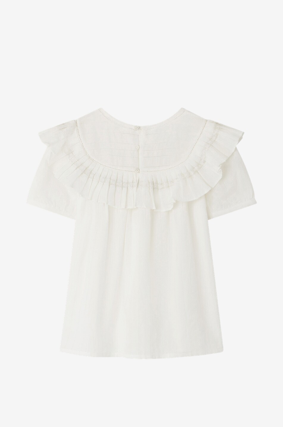 BONPOINT Blouse à manches courtes fille Truly Fille BLANC 2