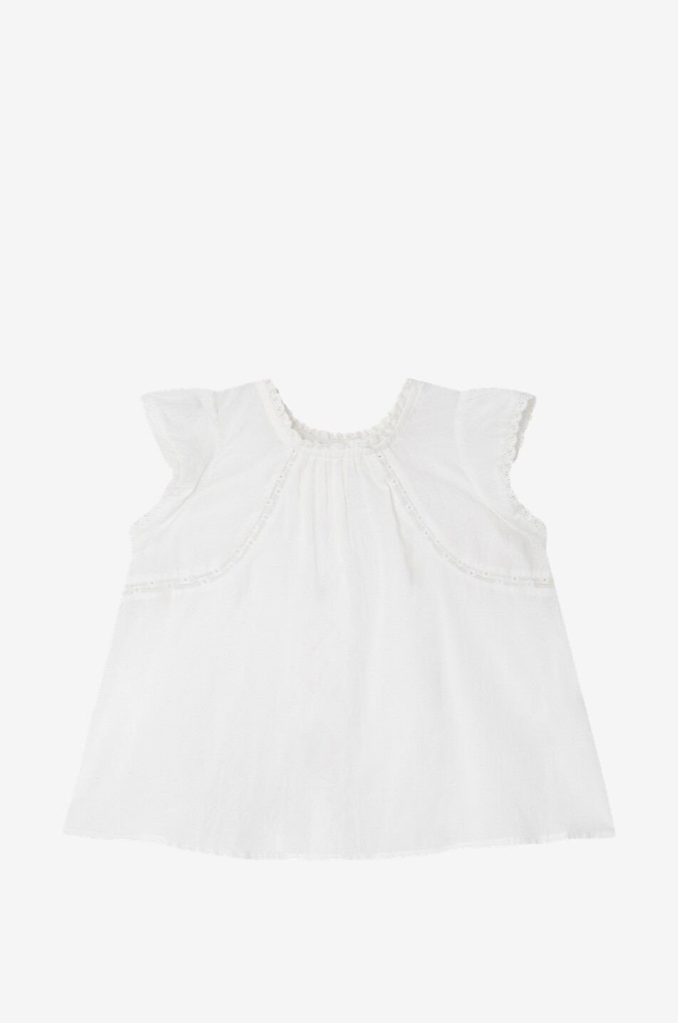 Cicily sleeveless baby blouse