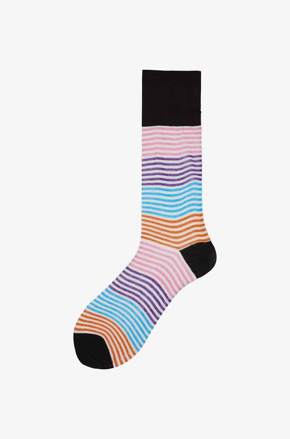 Chaussettes courtes rayées en lin et coton Enea
