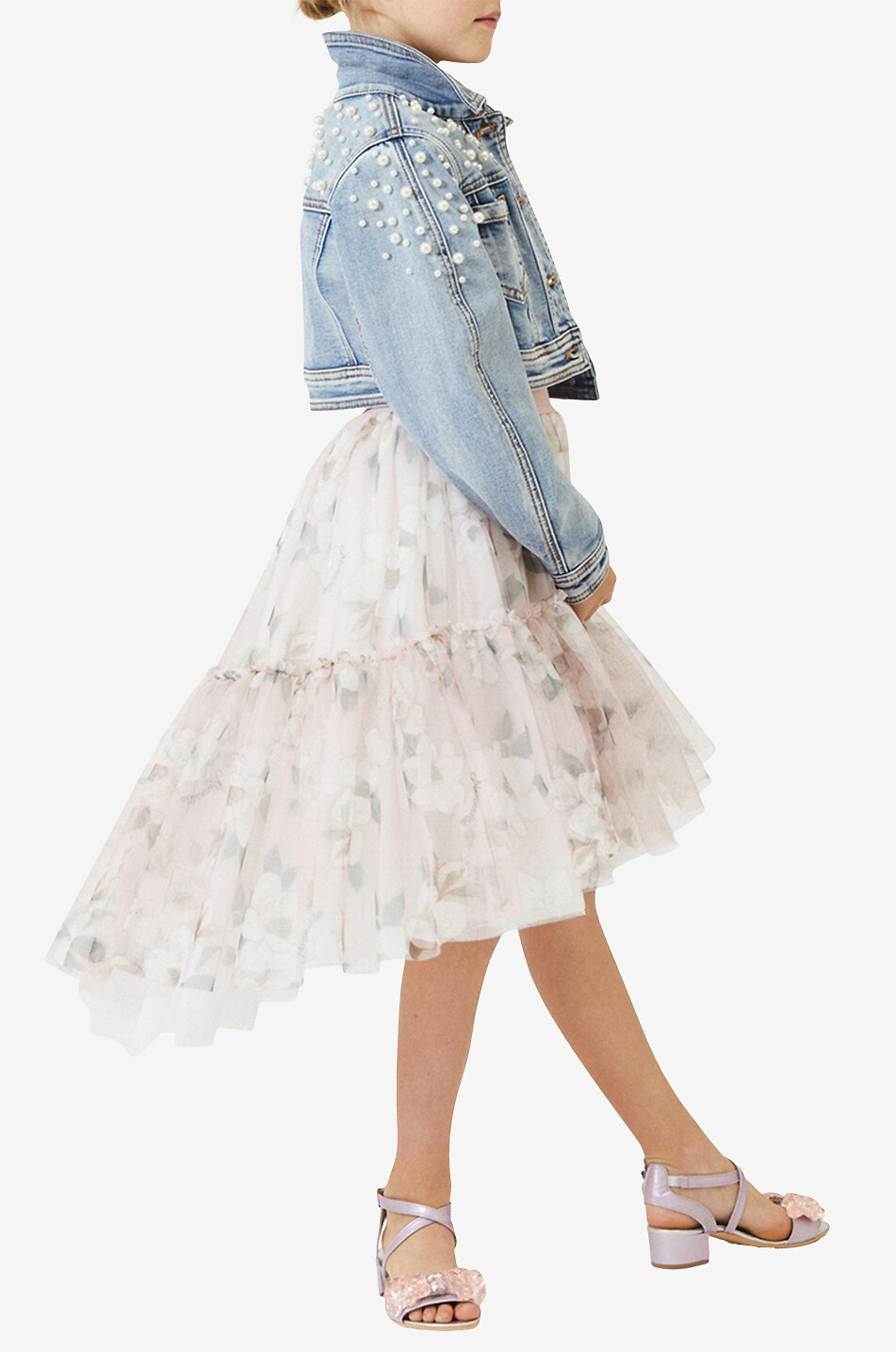 Mädchen-Tüllrock  mit Print