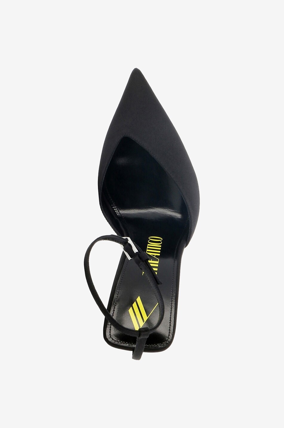 Pumps aus Satin mit Knöchelriemchen Perine 105
