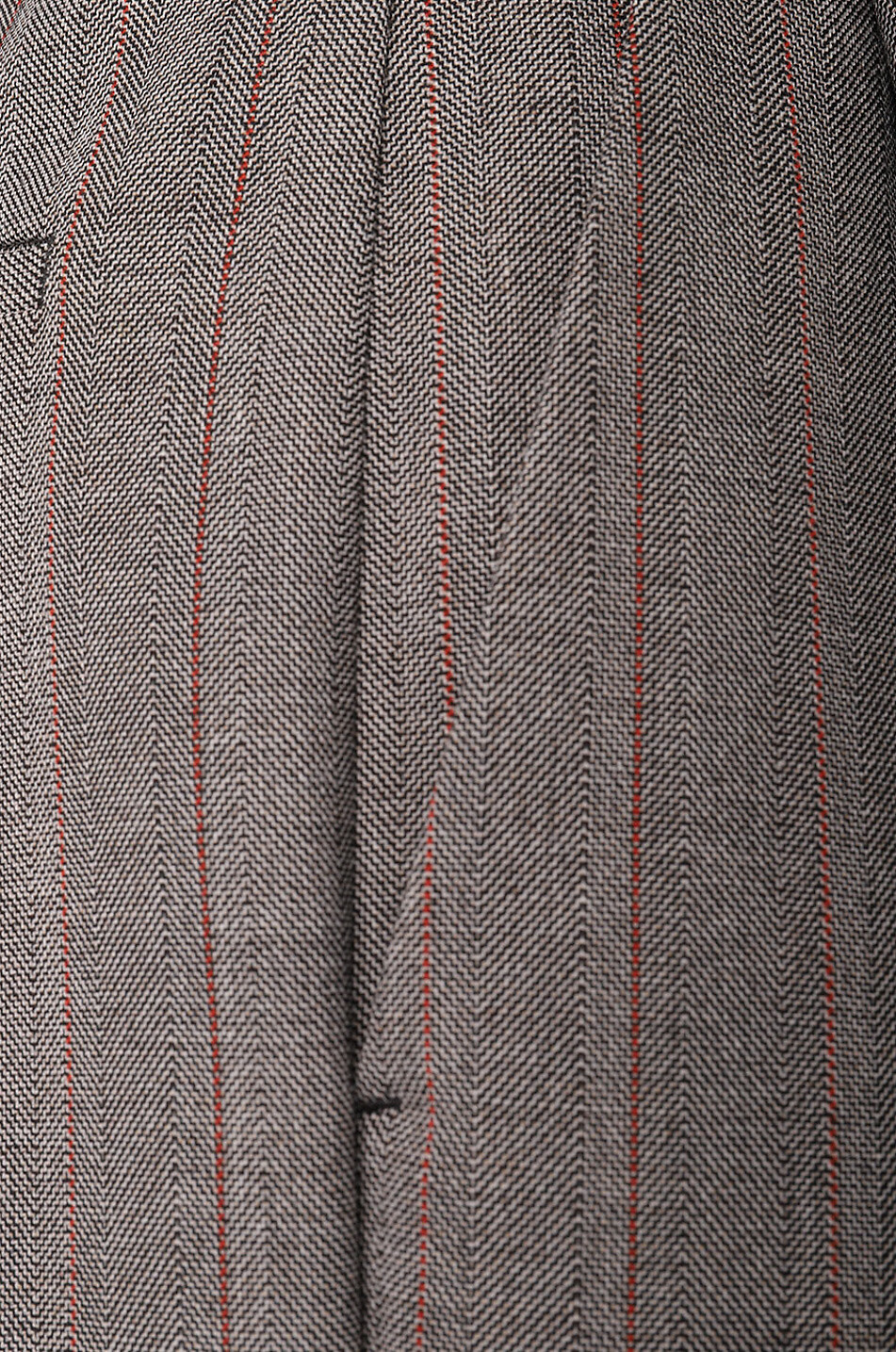 Pinstripe cigarette trousers