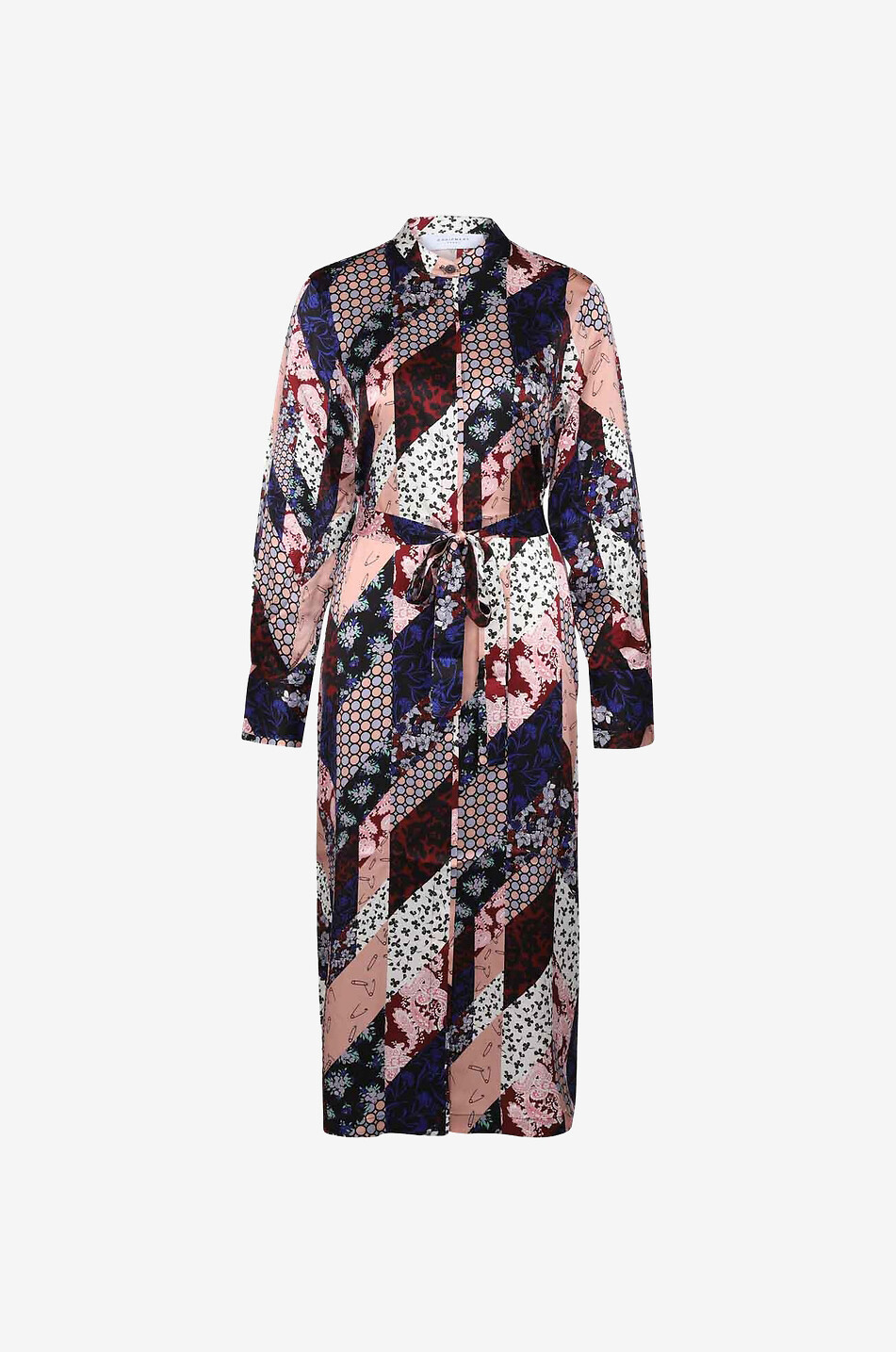 Robe mi-longue en soie Leonette